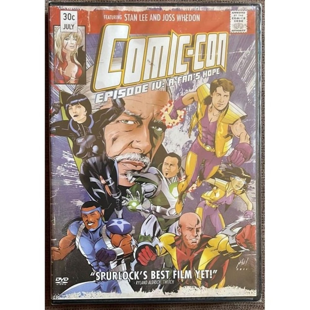 Comic-Con Episode IV - A Fan's Hope (DVD, 2012) Stan Lee - Brand New Sealed